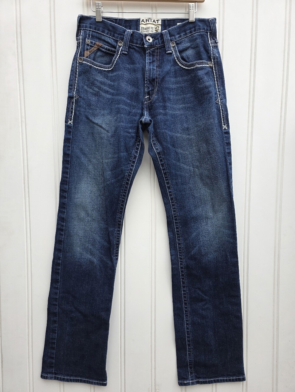 Ariat M5 Slim Stretch Coltrane Straight Leg Denim Jeans Mens 32X36